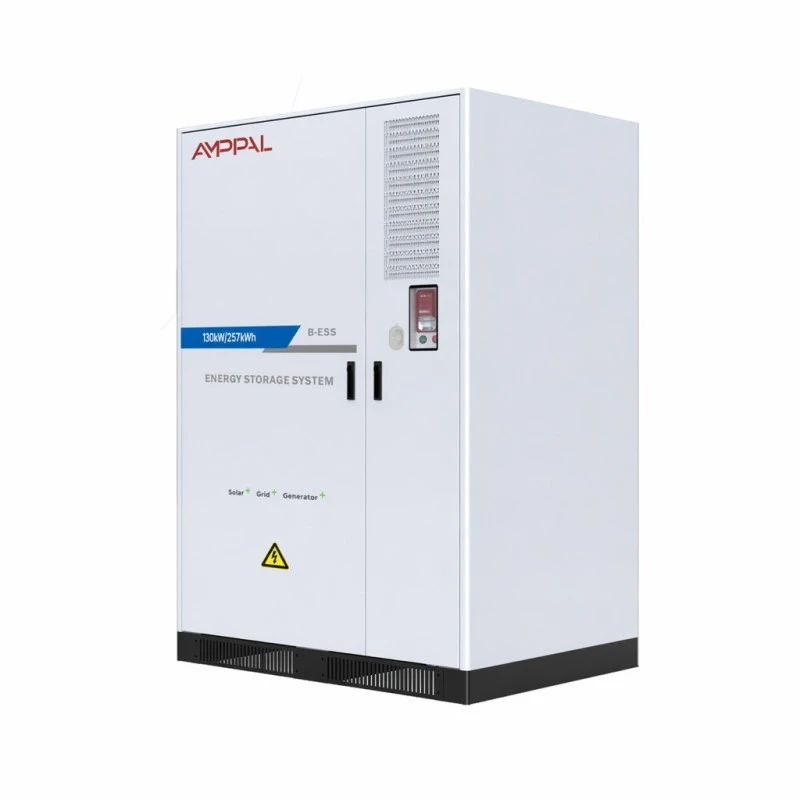 130kW-ko bateria industrialaren energia biltegiratzeko sistema Fabrikako Energia Kudeatzeko